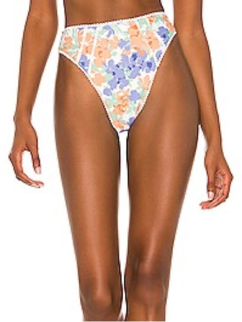TULAROSA, Bethany High Waist Bottom in Periwinkle Floral